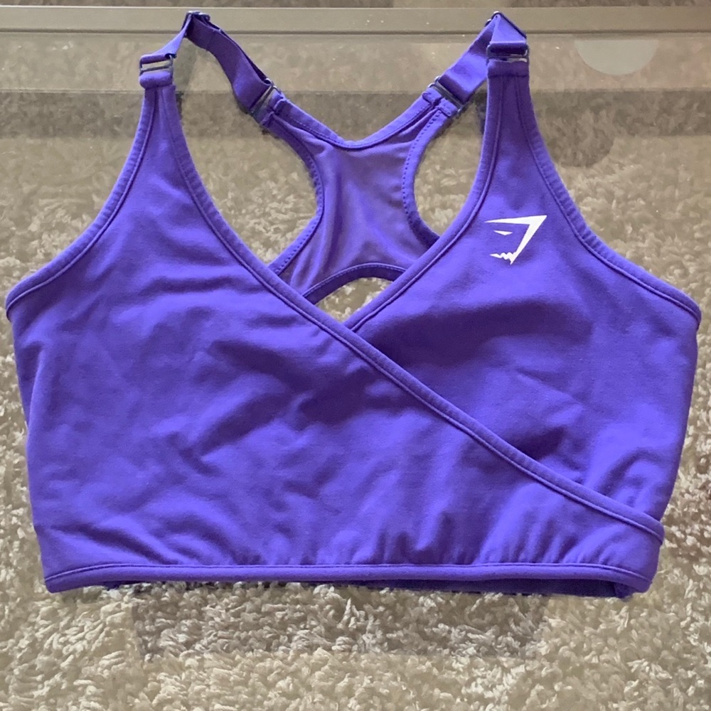 Indigo Gymshark Elite Sports Bra Size Med